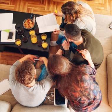 Genç öğrenci öğrenme