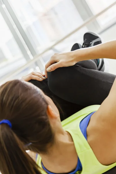 Frau beim Sport — Stockfoto