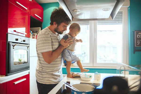 Père et fils — Photo