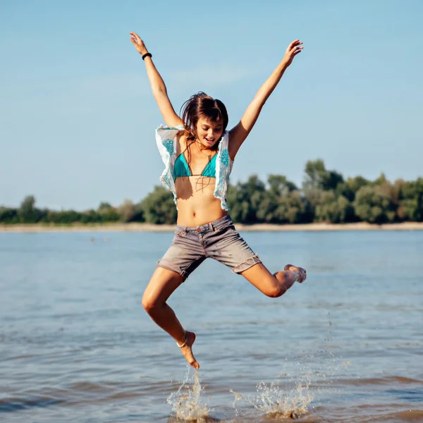 Female At The Beach — Stock Photo, Image