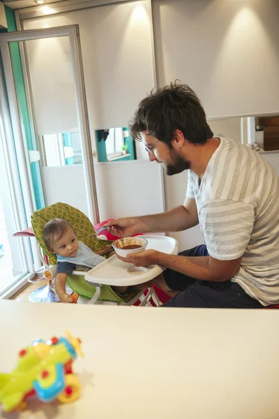 Pai e filho — Fotografia de Stock