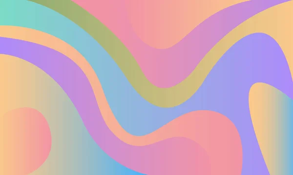Φουτουριστικό πόστερ με μοντέρνο σχέδιο χρωμάτων. Αφηρημένο πρότυπο φόντου με βαθμιδωτά κύματα — Διανυσματικό Αρχείο