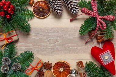 Noel - Noel süslemeleri ve dilekleri olan metinler için boşluk