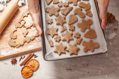 Noel - Noel için ev yapımı zencefilli ekmek hazırlamak