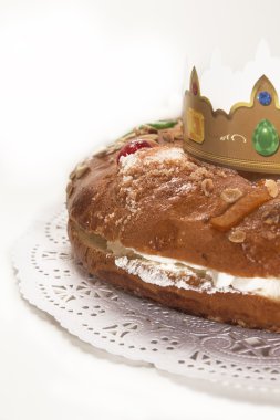 Kings kek, Roscon de Reyes, Noel yemek için İspanyolca geleneksel tatlı