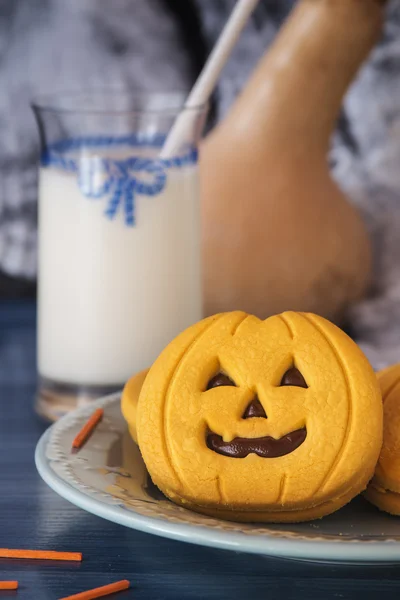 Halloween pumpkin cukroví — Stock fotografie