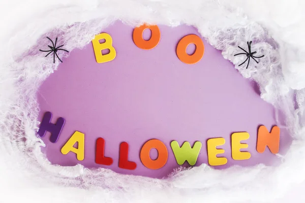 Boo texto de Halloween — Foto de Stock