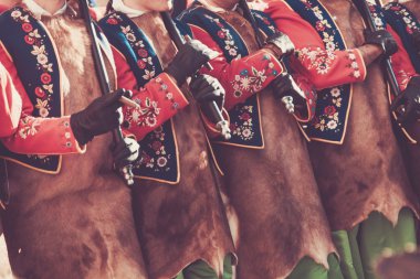 kırlarda ve Hıristiyan Festivali alcoy, İspanya