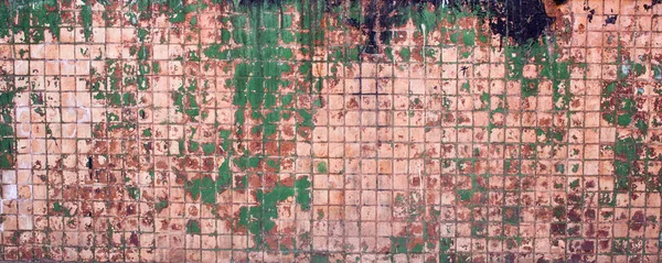 Russia Duvar Paneli Küçük Mozaik Fayanslarla Kaplı Paneller Arası Dikişler — Stok fotoğraf