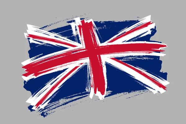 Flag United Kingdom Great Britain Northern Ireland United Kingdom Banner — Stock Vector