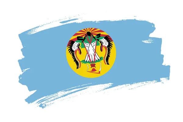 Flag Crow Nation Absaroka Usa Корінні Американці Племінне Плем Штату — стоковий вектор