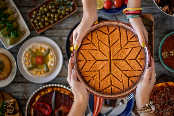 Traditioneel Eten Van Antakya Oruk Schaal — Stockfoto