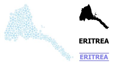 Eritre Kar Taneleri Noel Kolajı Haritası