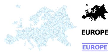 Kartaneleri Avrupa 'nın Noel Kompozisyon Haritası