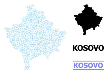 Kosova Kış Mozaik Kar Haritası