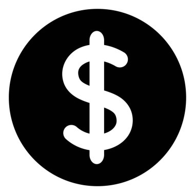 Dolar Fiyatı Düz Simgesi Resmi