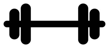 Halter Düz Simgesi İllüstrasyonu