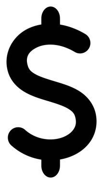 Dolar Sembolü Düz Simge ResmiName