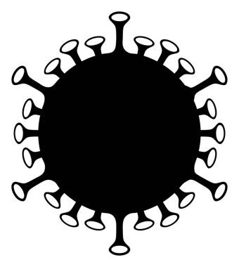 Grip Virüsü Düz Simge Vektörü