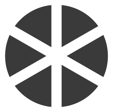 Pizza Düz Simgesi Resmi