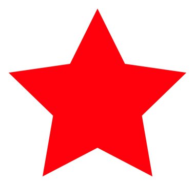 Yıldız Düz Simgesi Resmi