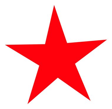 Yıldız Düz Simge Vektörü