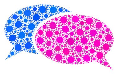 Enfeksiyon elementli Chat Virüs Kolajı Simgesi