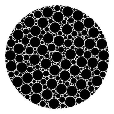 Çember Simge Fraktal Kolajı