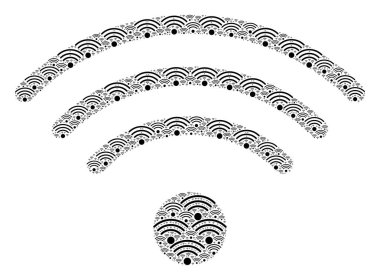 Wi-Fi Kaynak Simgesi Özyineleme Bileşimi