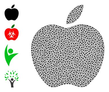 Enfeksiyon Simgeli Elma Kolajı