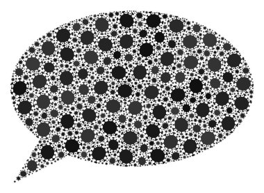 Chat Cloud Virüs Kolajı Enfeksiyon Malzemeleri Simgesi