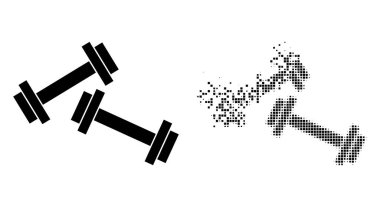 Patlayan Piksel ve Orijinal Halterler Simgesi