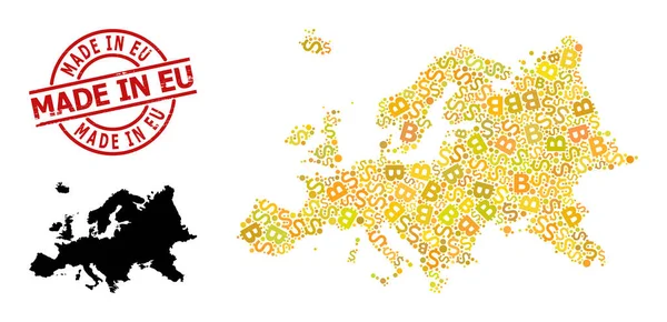 Eu Damga Mührü Altında Para ve BTC Avrupa Altın Mozaik Haritası Yapımı