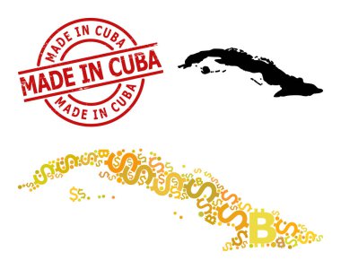 Küba 'nın Dolar ve BTC Altın Mozaik Haritası ile Küba Mührü Altında Tehlike