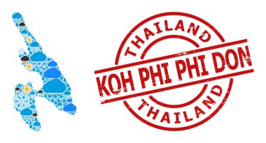 Koh Phi Don ve Lastik Mühür Hava Modeli