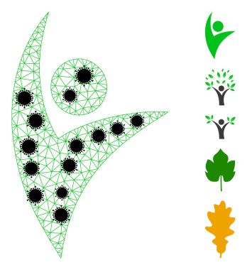 Eko Adam, Virüs Merkezleri ile Ağ Piktogramı 'nı üçgene aldı.