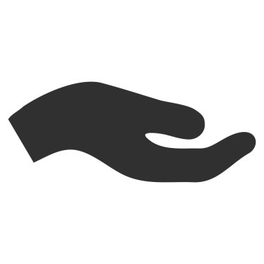 İstenen El Düz Simge Vektörü