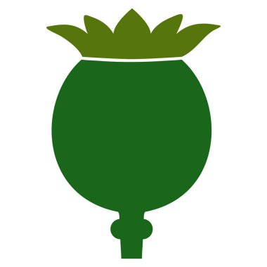 Gelincik Başlı Düz Simge Resmi