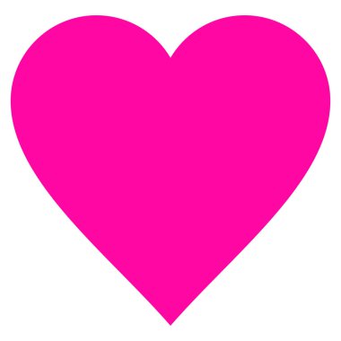 Kalp Düz Simgesi Resmi