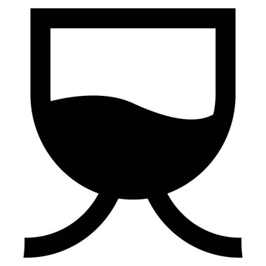 Sıvı Tank Düz Simge Vektörü