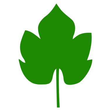 Üzüm Yaprağı Düz Simgesi ResmiComment