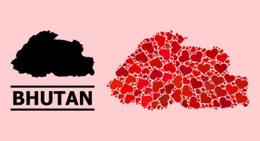 Kızıl Aşk Bhutan Mozaik Haritası