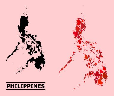 Kızıl Kalp Filipinler Mozaik Haritası