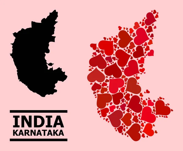 Karnataka Eyaletinin Kızıl Aşk Kalıpları Haritası