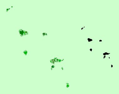 Marquesas Adaları Haritası - Şarap ve Üzüm Yaprakları Kolajı