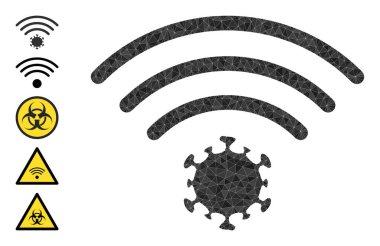 Virüs Kaynağı Çokgen Simgesi ve Diğer Simgeler