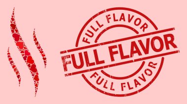 Lastik Tat Kapağı ve Kırmızı Kalp Aroma Kolajı