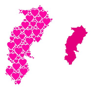 Chhattisgarh 'ın Pembe Aşk Modeli Haritası