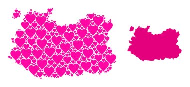 Pembe Aşk Modeli Ciudad Emlak Bölgesi Haritası