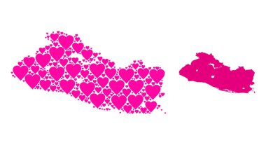 Pembe Aşk Modeli El Salvador Haritası